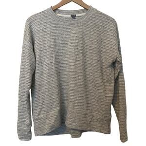 Aerie Gray Striped Heathered Pullover Sweater Size XXS
